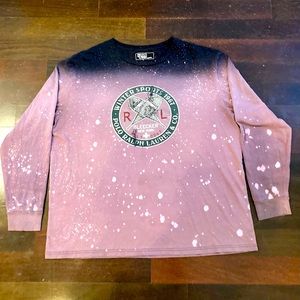 Acid-Washed Polo Long Sleeve Vintage Ralph Lauren